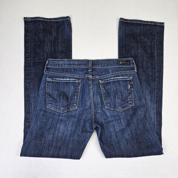 Citizens Of Humanity Womens Dita Bootcut Jean Dark Wash Low Rise Western Blue 27 - Picture 11 of 16